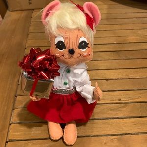 🌲2013 Annalee Christmas mouse